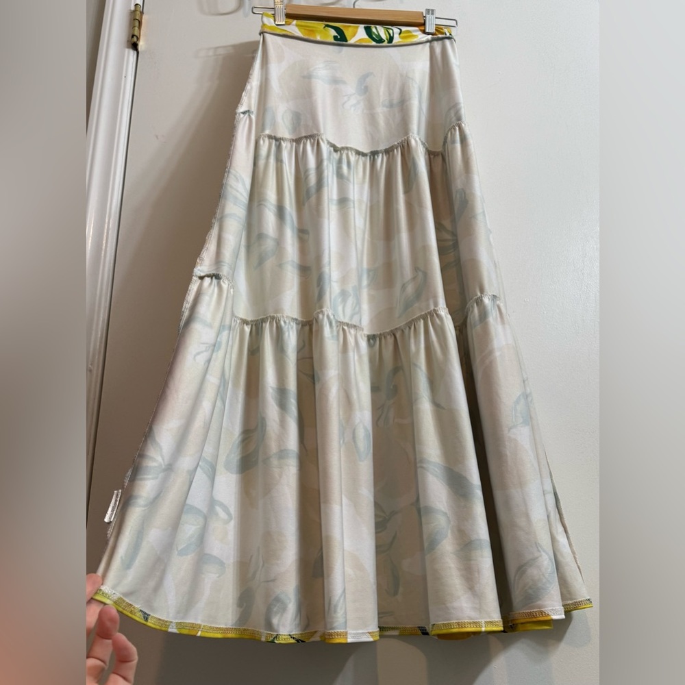 Tiered Lemon Skirt XS - Picture 8 of 11